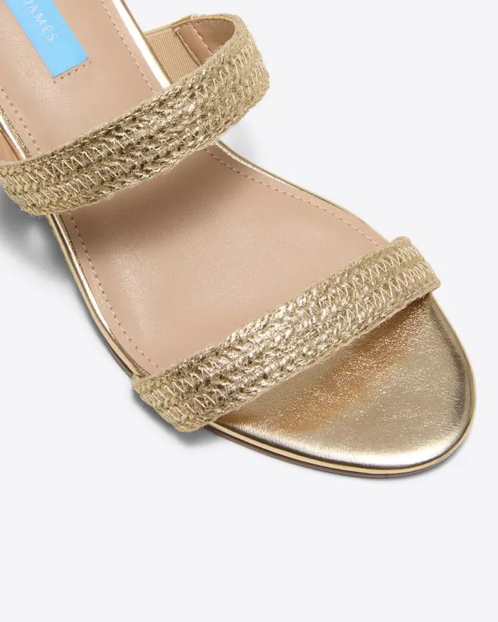Draper James Shoes Women Margaret Wedge Sandal In Gold