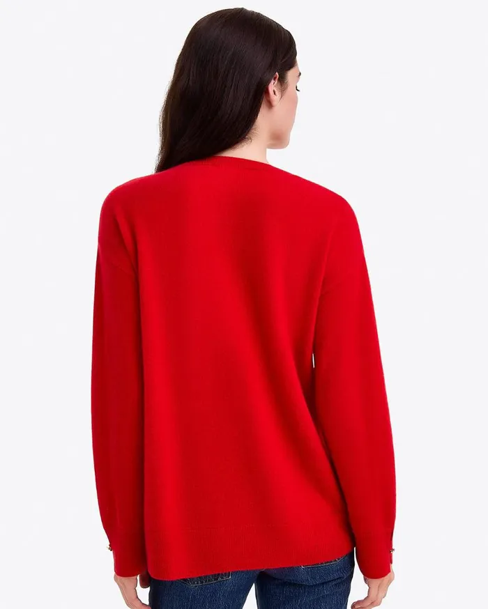 Draper James Sweaters Women Cashmere Crewneck Sweater