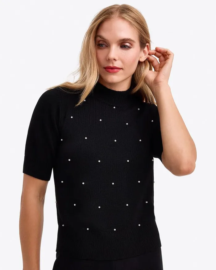 Draper James Tops Women Puff Sleeve Sweater