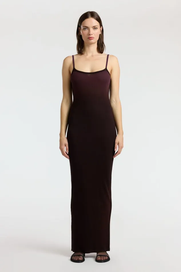 Dresses Skirts Women COTTON CITIZEN Verona Spaghetti Maxi Dress Eggplant Cast Dresses Skirts Women COTTON CITIZEN Verona Spaghetti Maxi Dress Eggplant Cast