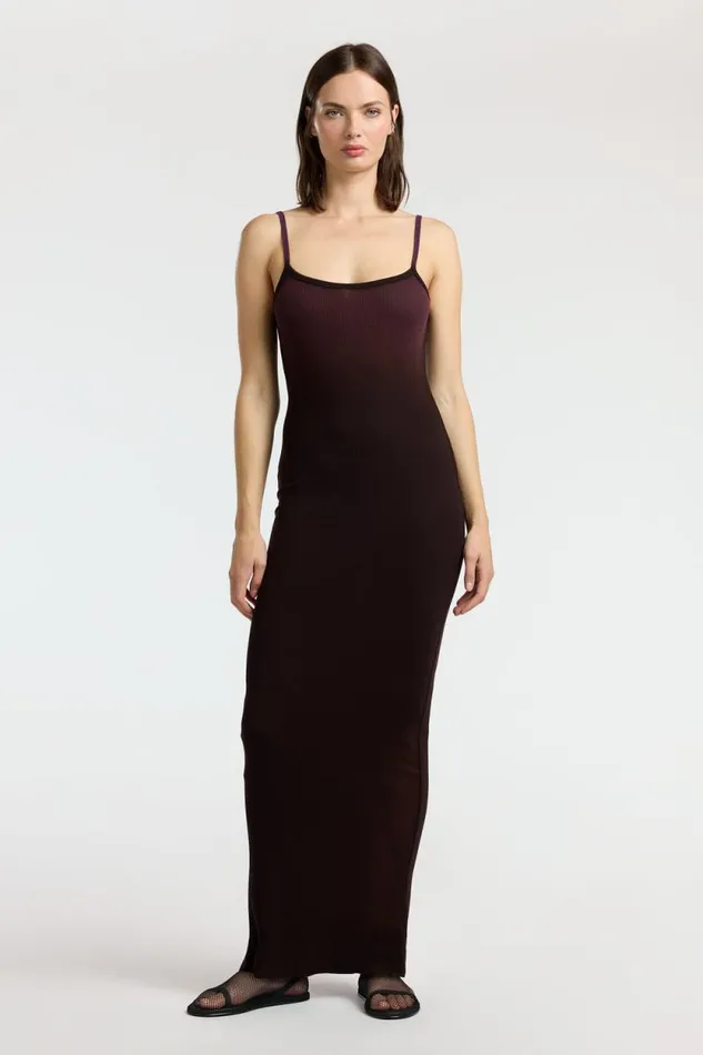 Dresses Skirts Women COTTON CITIZEN Verona Spaghetti Maxi Dress Eggplant Cast Dresses Skirts Women COTTON CITIZEN Verona Spaghetti Maxi Dress Eggplant Cast