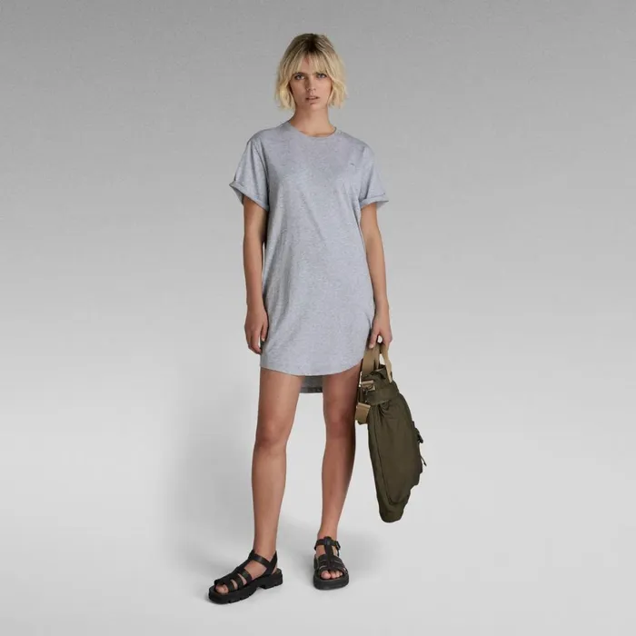 Dresses Women GStar RAW Lash Fem Loose Dress Grey Heather