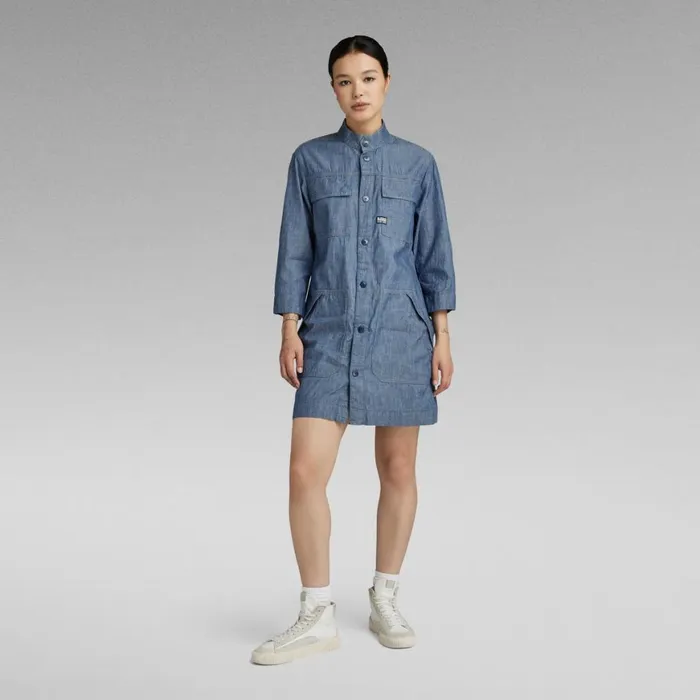 Dresses Women GStar RAW Shirt Dress Rinsed