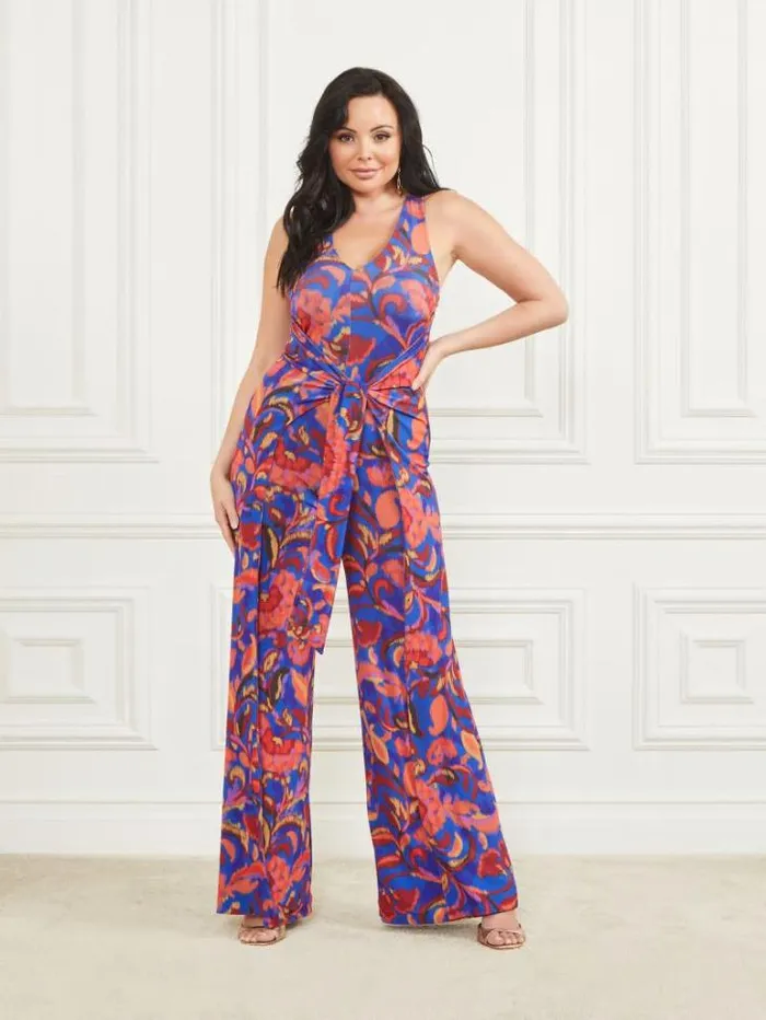 Dresses Women Marciano Calla Sleeveless Jumpsuit Betty Blue Print