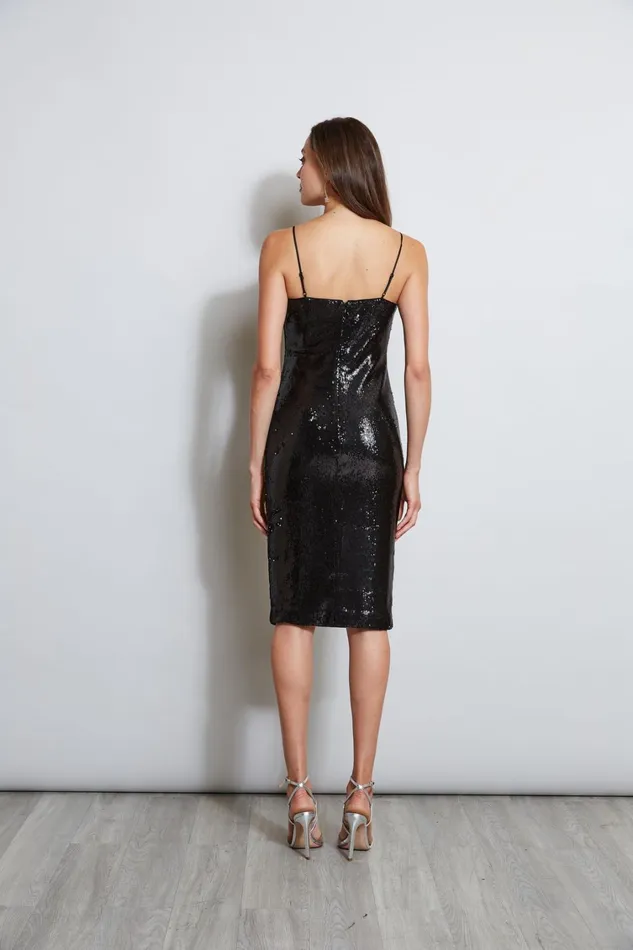 Elie Tahari Dresses and Jumpsuits Sequin Slip Dress Black 8211 Women