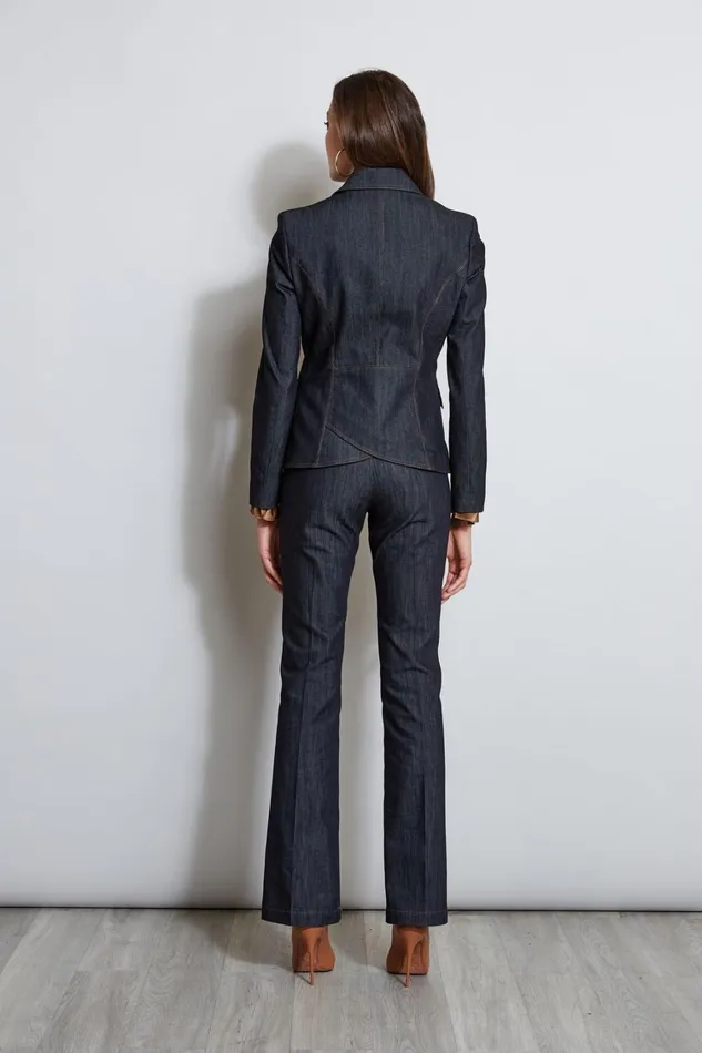 Elie Tahari Jackets and Blazers Denim 3 Button Blazer Indigo 8211 Women