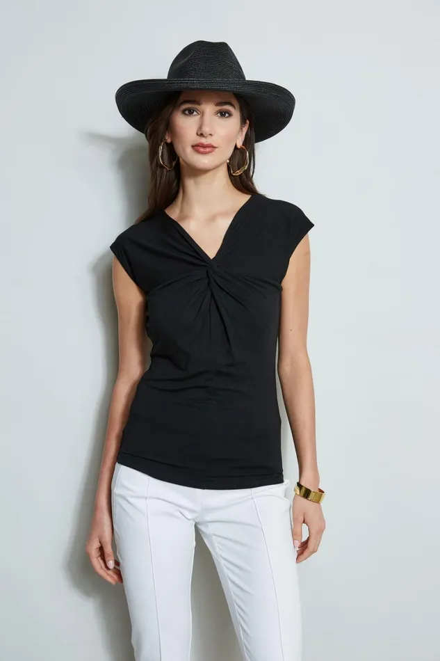 Elie Tahari Knits and Sweaters Twist Knot Knit Black 8211 Women