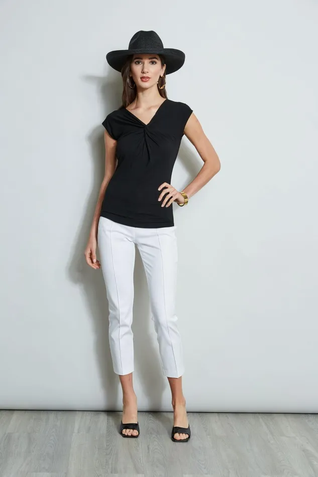 Elie Tahari Knits and Sweaters Twist Knot Knit Black 8211 Women