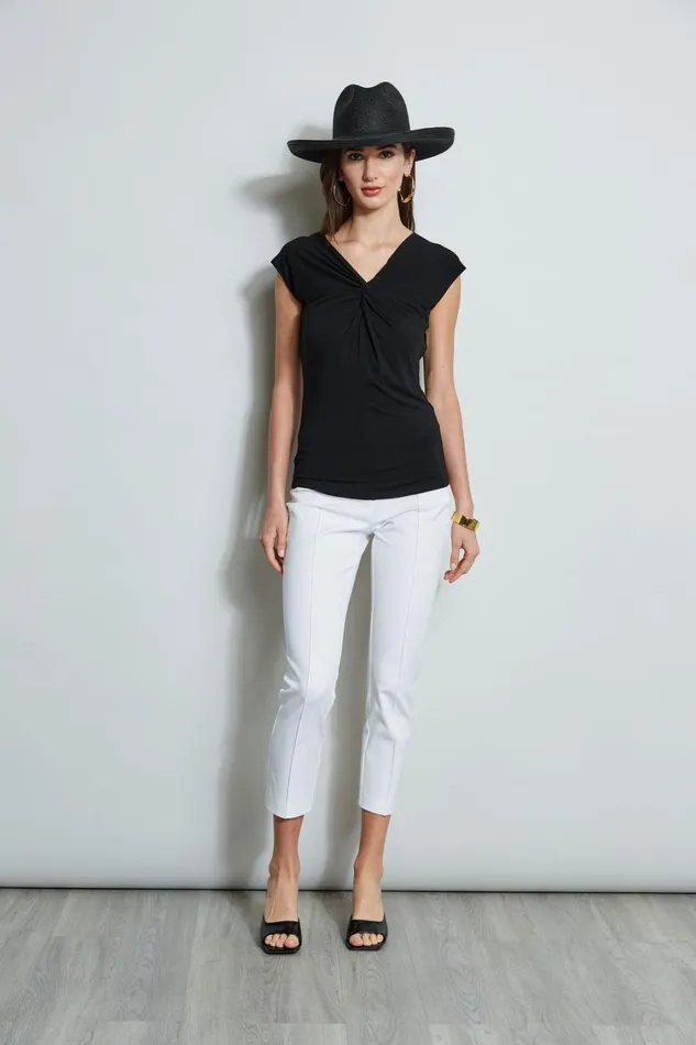 Elie Tahari Knits and Sweaters Twist Knot Knit Black 8211 Women