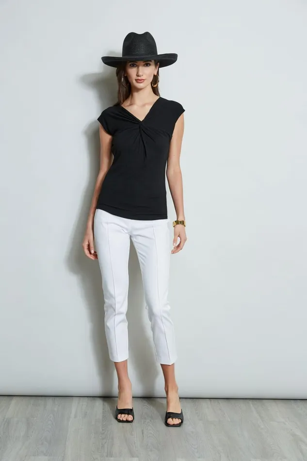 Elie Tahari Knits and Sweaters Twist Knot Knit Black 8211 Women