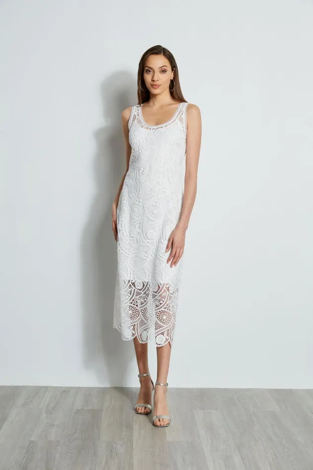 Elie Tahari Maxi Dresses Lace Maxi Dress Pearl 8211 Women