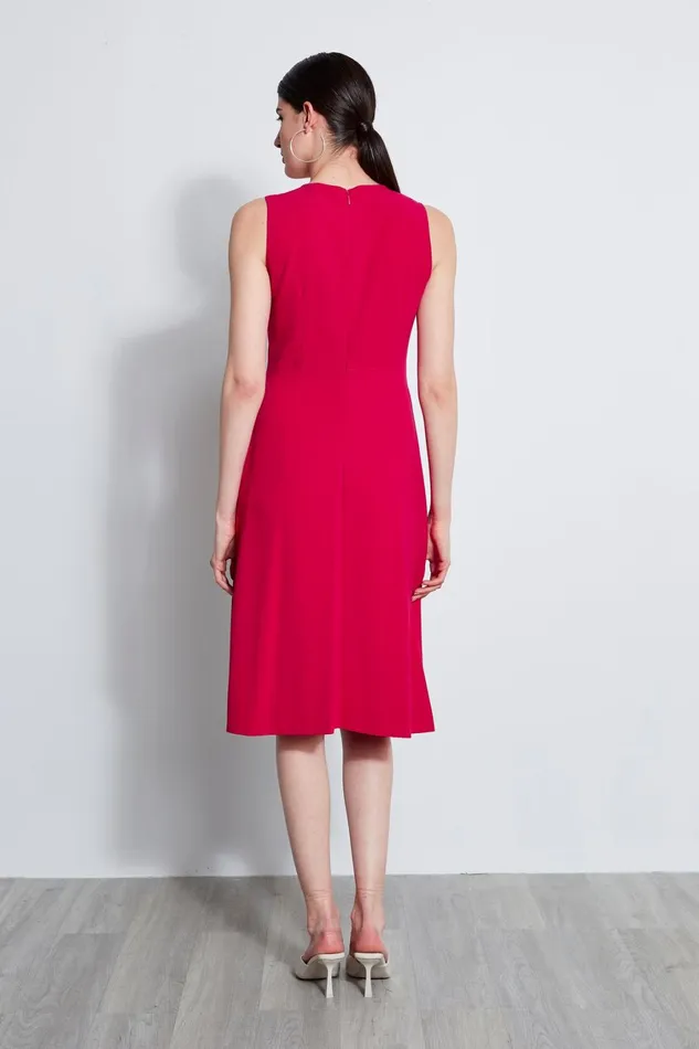 Elie Tahari Midi Dresses Lace Applique Midi Dress Cyclamen 8211 Women