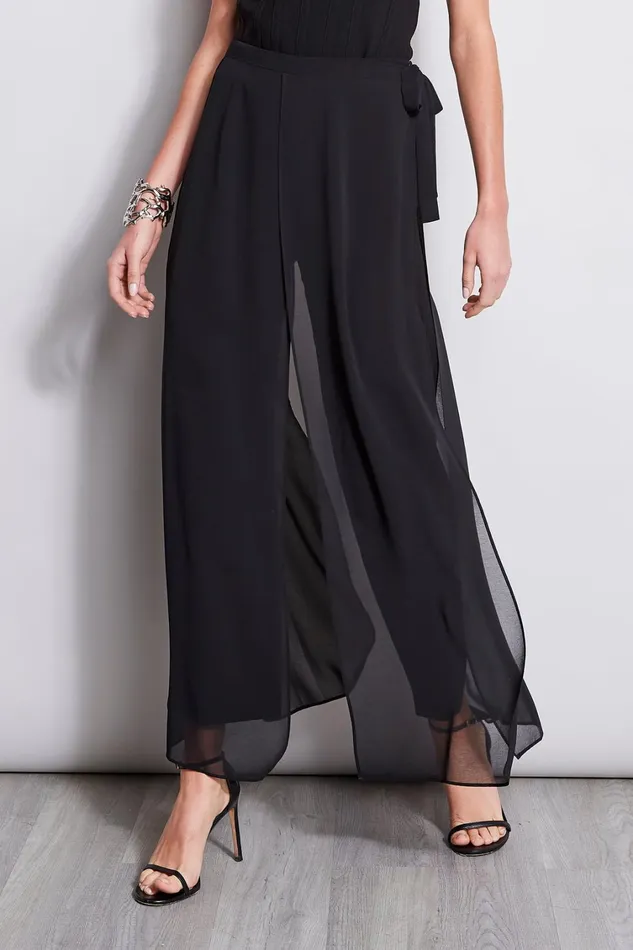 Elie Tahari Pants Overlay Pant Black 8211 Women