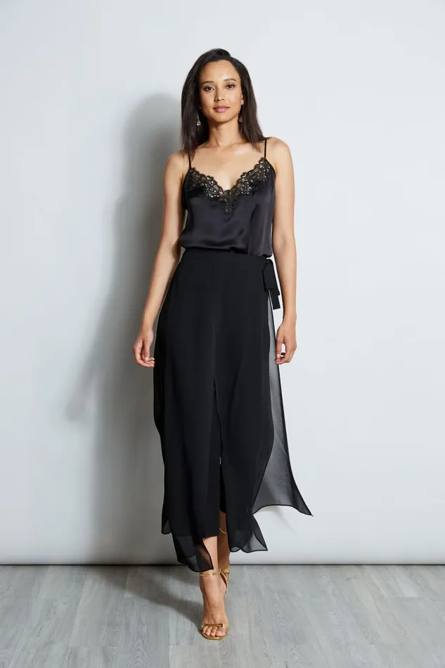 Elie Tahari Pants Overlay Pant Black 8211 Women