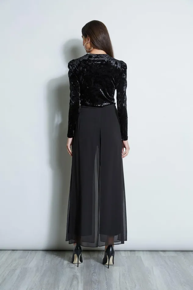 Elie Tahari Pants Overlay Pant Black 8211 Women