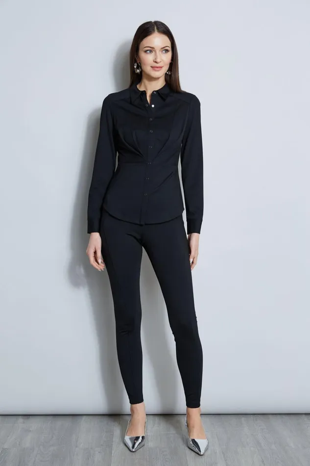 Elie Tahari Pants Ponte Legging Black 8211 Women