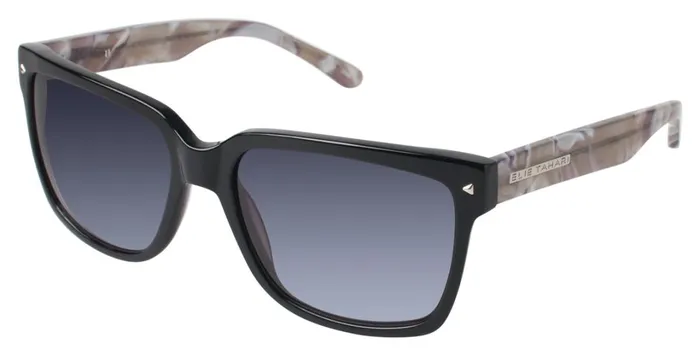 Elie Tahari Sunglasses Classic Rectangle Sunglasses Blackgrey Pearl 8211 Women