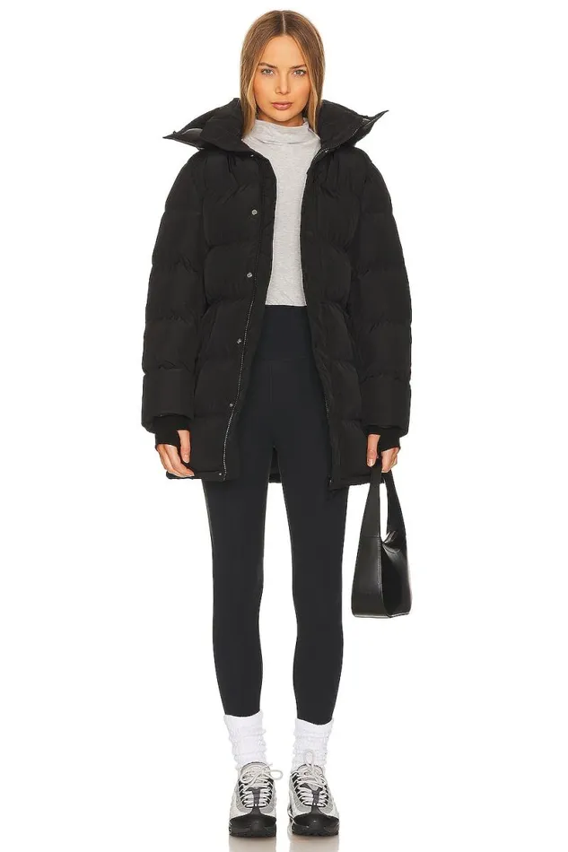 Elza Puffer Jacket Black Women Lovers and Friends Jackets and Coats