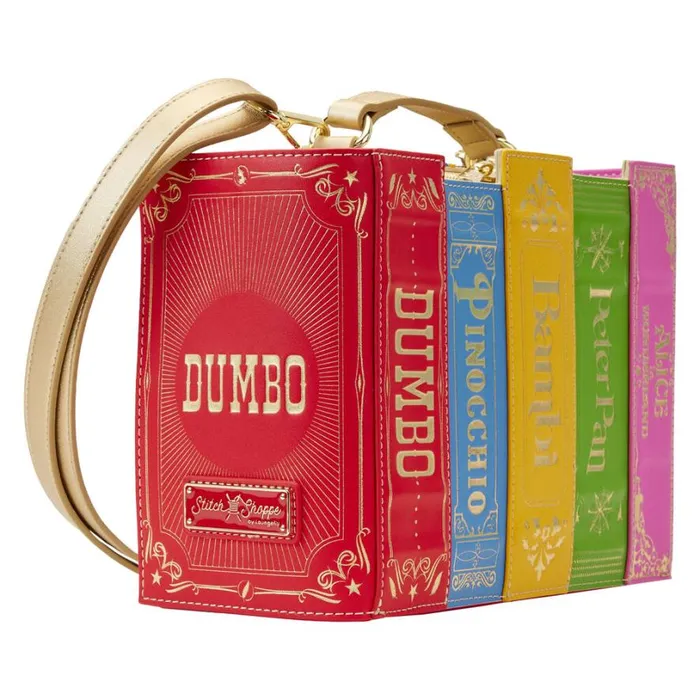 Exclusive 8211 Disney Stitch Shoppe Classic Disney Books Crossbody Bag Unisex Loungefly Crossbody Bags
