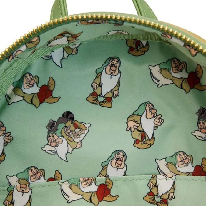 Exclusive 8211 Snow White And The Seven Dwarfs Sleepy Lenticular Mini Backpack Unisex Loungefly Backpacks