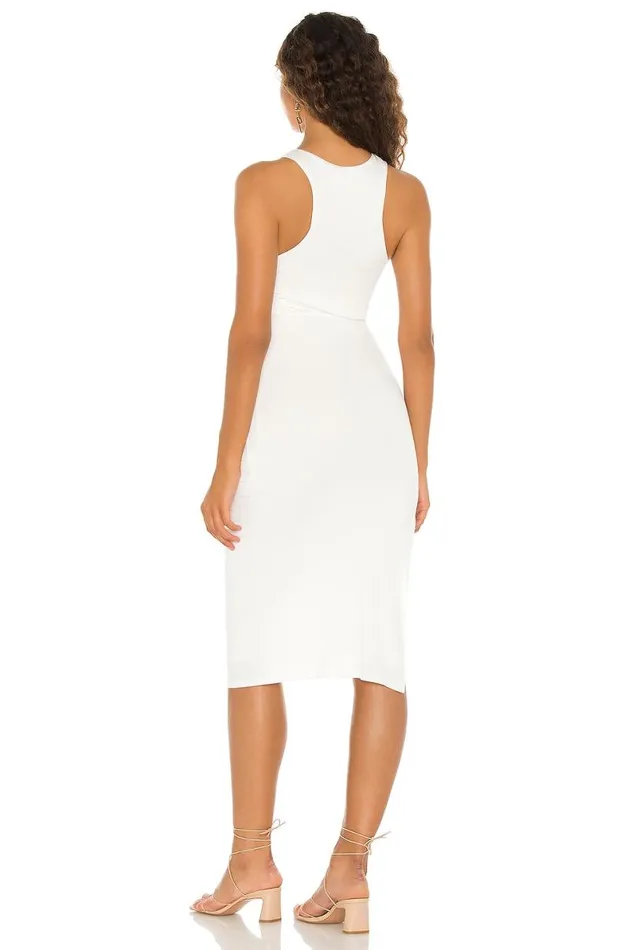 Fallon Midi Dress White Women Lovers and Friends Dresses