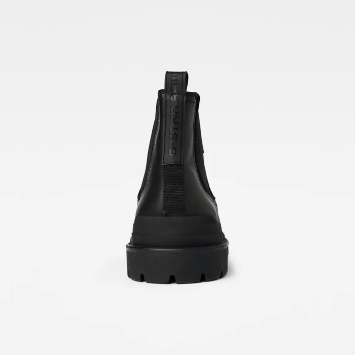 Footwear Men GStar RAW Blake Chelsea Leather Boots Black