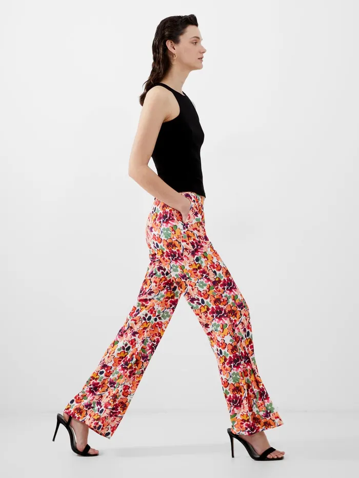 French Connection Brenna Harrie Trousers Melon Woman Coords