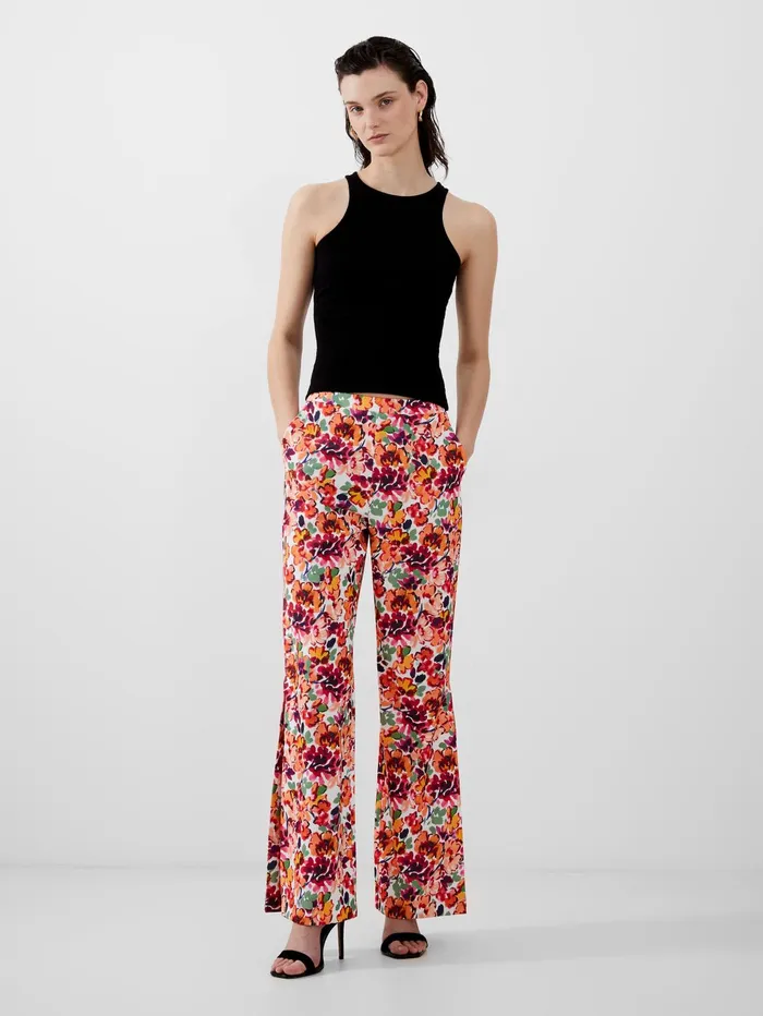French Connection Brenna Harrie Trousers Melon Woman Coords