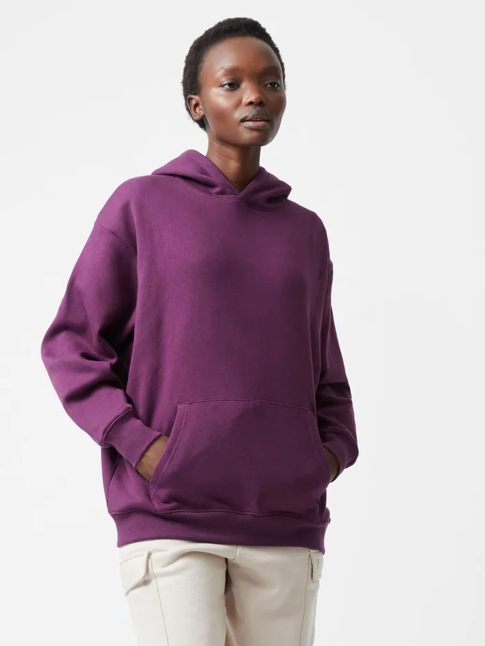 French Connection French Connection Oversized Hoodie Blackberry Woman Jumpers and Cardigans French Connection French Connection Oversized Hoodie Blackberry Woman Jumpers and Cardigans