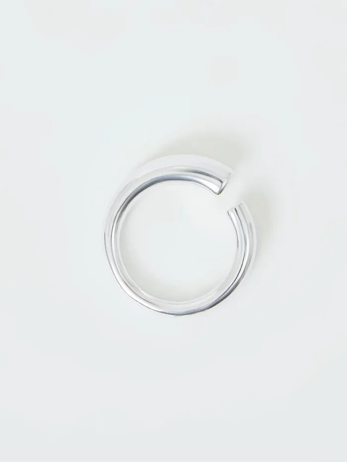 French Connection Irregular Wrap Ring Silver Woman Jewellery