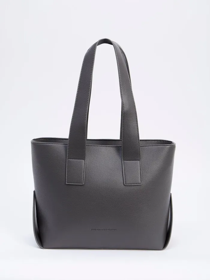 French Connection Jeenaa X Tote Bag Charcoal Woman Bags and Purses