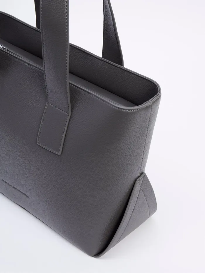 French Connection Jeenaa X Tote Bag Charcoal Woman Bags and Purses