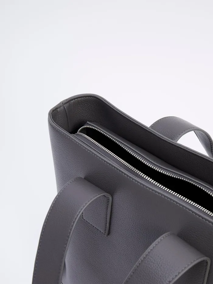 French Connection Jeenaa X Tote Bag Charcoal Woman Bags and Purses