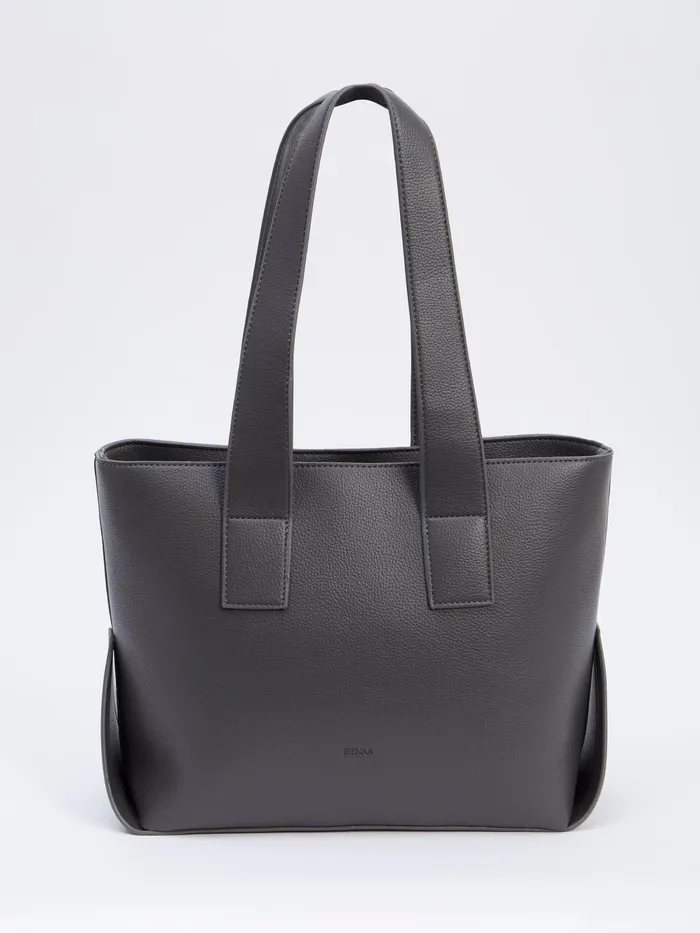 French Connection Jeenaa X Tote Bag Charcoal Woman Bags and Purses