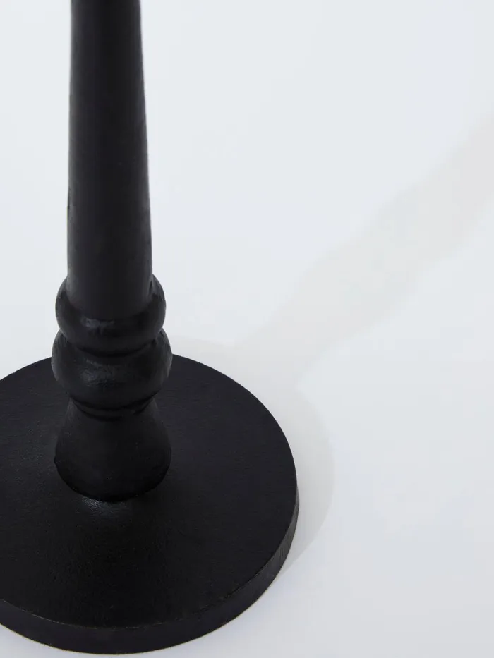 French Connection Large Kala Candle Holder Black Home Home Accessories