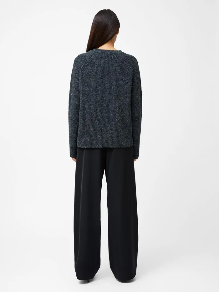French Connection Raglan Sleeve Jumper Charcoal Woman Jumpers and Cardigans
