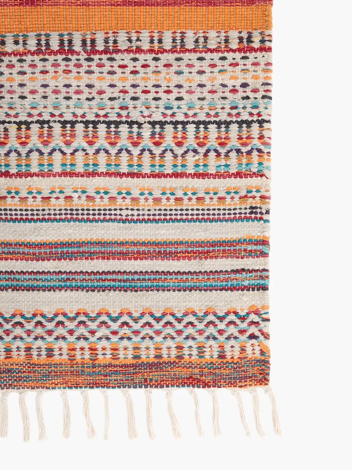 French Connection Rainbow Runner PeachPurple Home Rugs