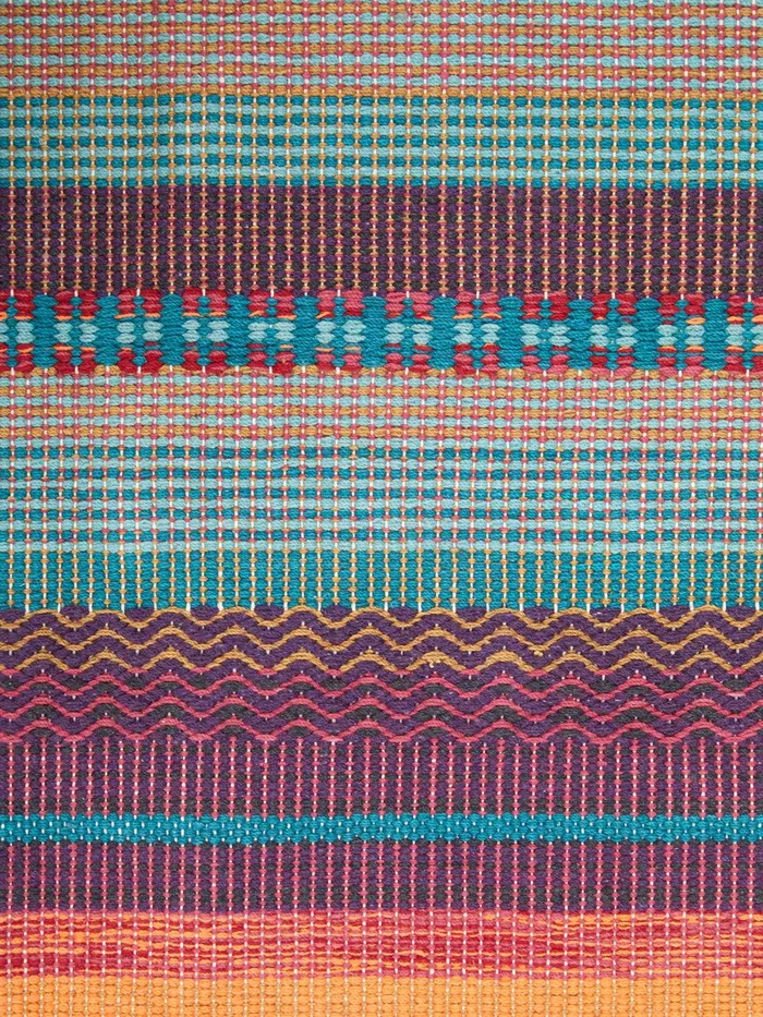 French Connection Rainbow Runner PeachPurple Home Rugs
