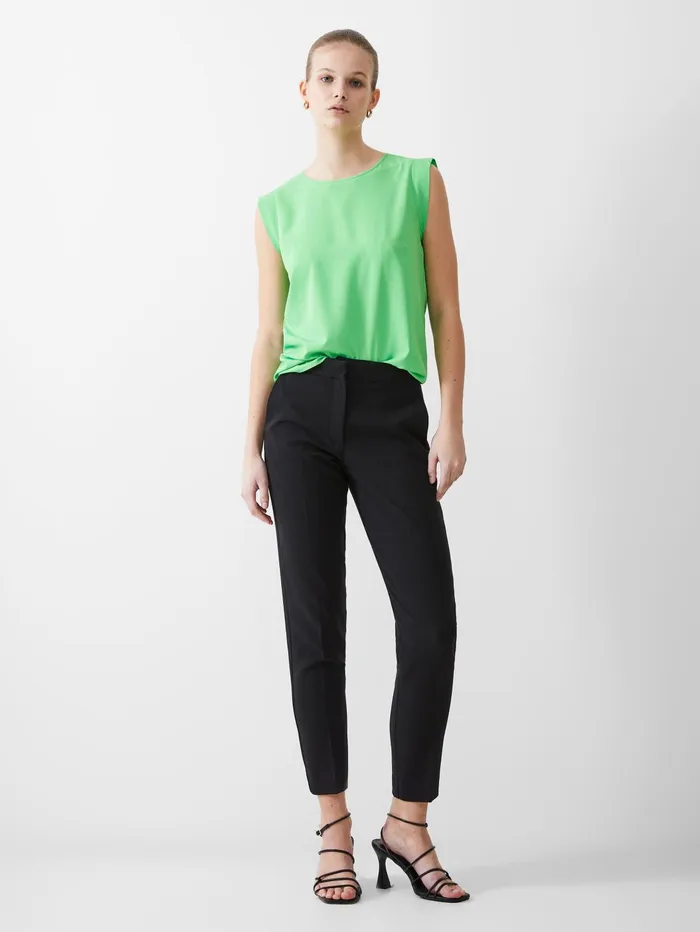 French Connection Whisper Ruth Tailored Trousers Black Woman Trousers