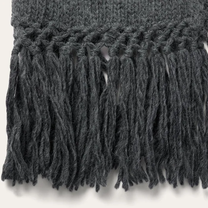 Fringe Jackets Women Stetson Charcoal Fringed Cardigan Grey