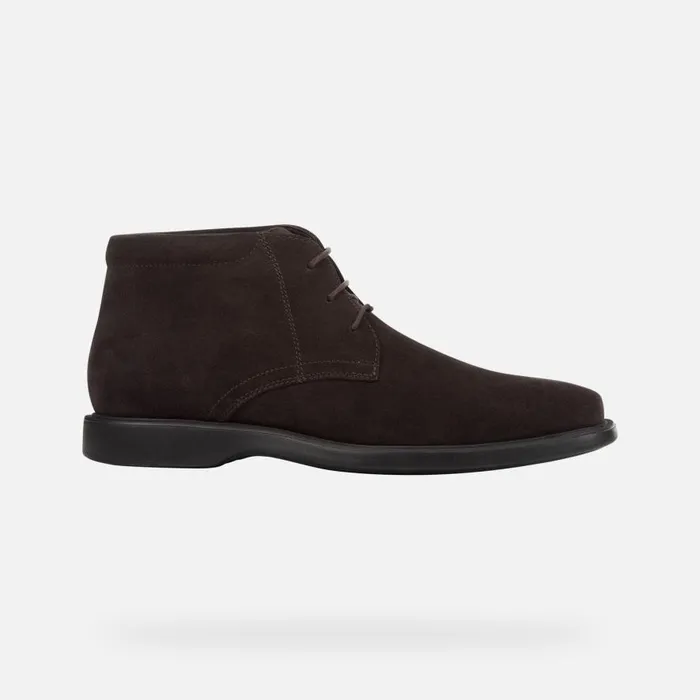 Geox Ankle Boots BRAYDEN 2FIT ABX D Waterproof Shoes Coffee Man Geox Coffee 8211 Man