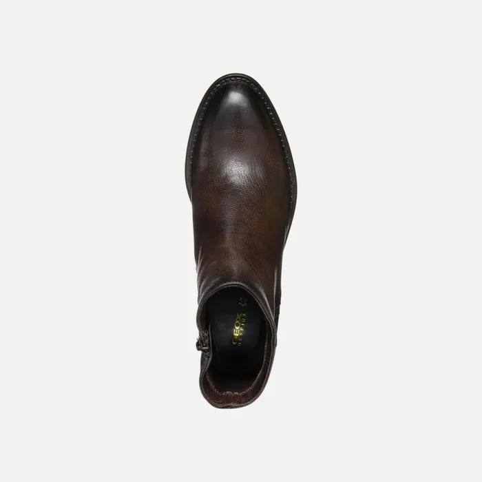 Geox Ankle Boots FARNIA WOMAN Coffee 8211 Woman