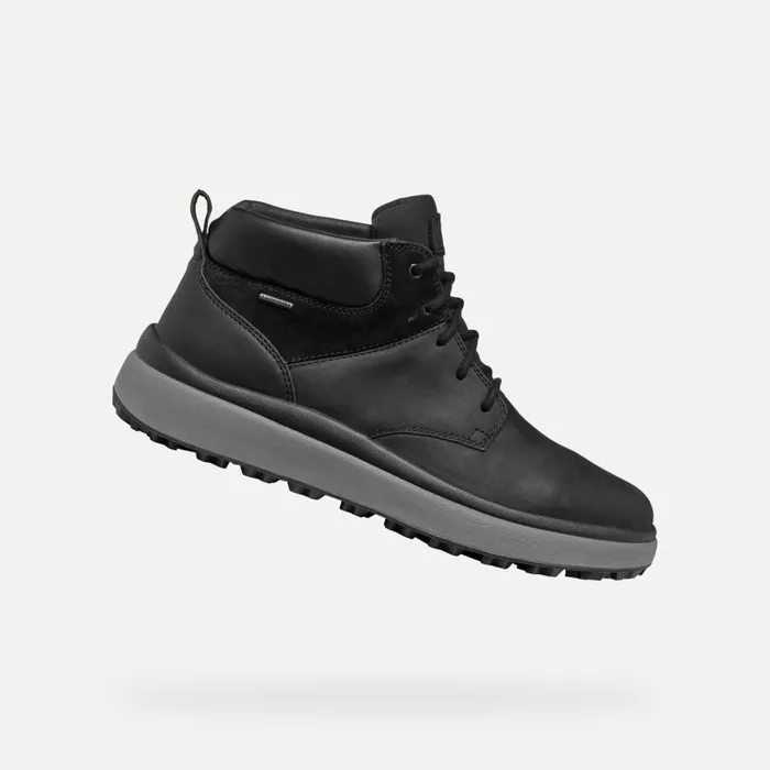 Geox Ankle Boots GRANITO GRIP ABX MAN Black Waterproof Boots Black 8211 Man