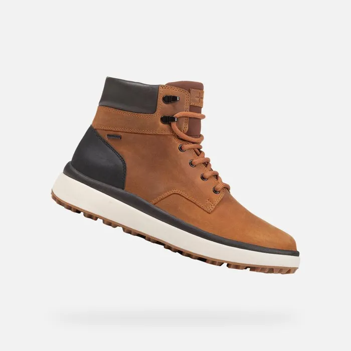Geox Ankle Boots GRANITO GRIP ABX MAN OchreBlack Waterproof Boots Ochreblack 8211 Man Geox Ankle Boots GRANITO GRIP ABX MAN OchreBlack Waterproof Boots Ochreblack 8211 Man