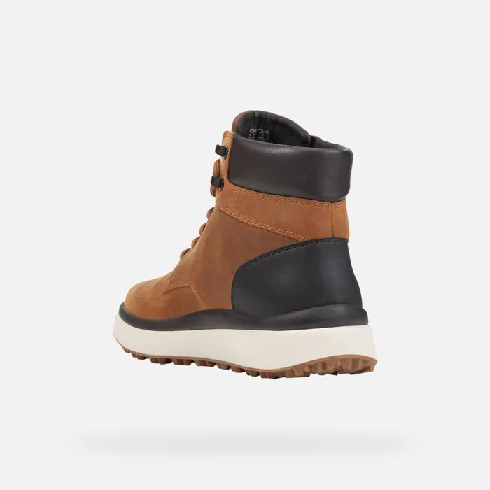 Geox Ankle Boots GRANITO GRIP ABX MAN OchreBlack Waterproof Boots Ochreblack 8211 Man