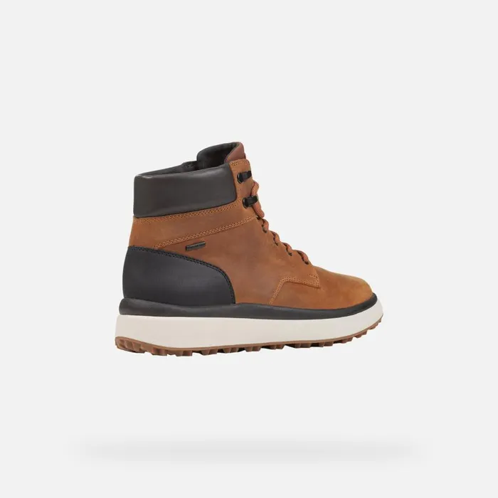 Geox Ankle Boots GRANITO GRIP ABX MAN OchreBlack Waterproof Boots Ochreblack 8211 Man
