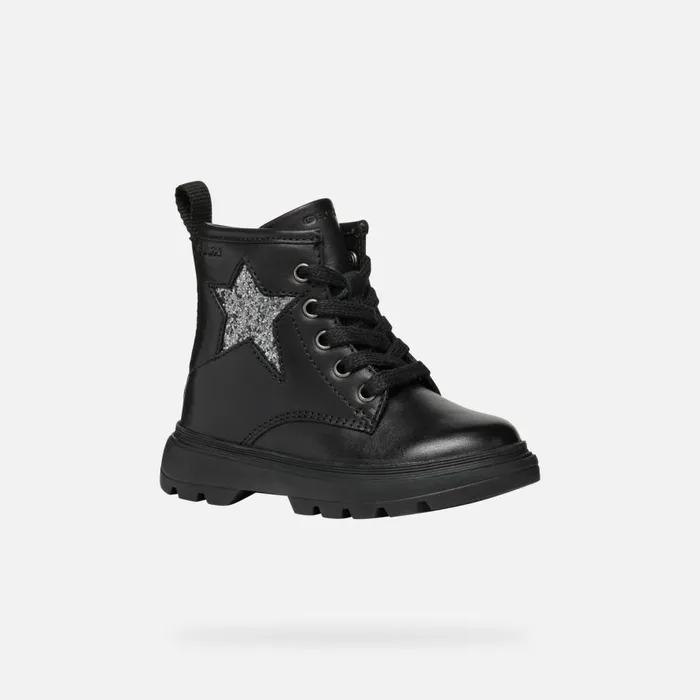 Geox Ankle Boots KIDDARTAH TODDLER GIRL Black Mid Calf Boots Black 8211 Kids
