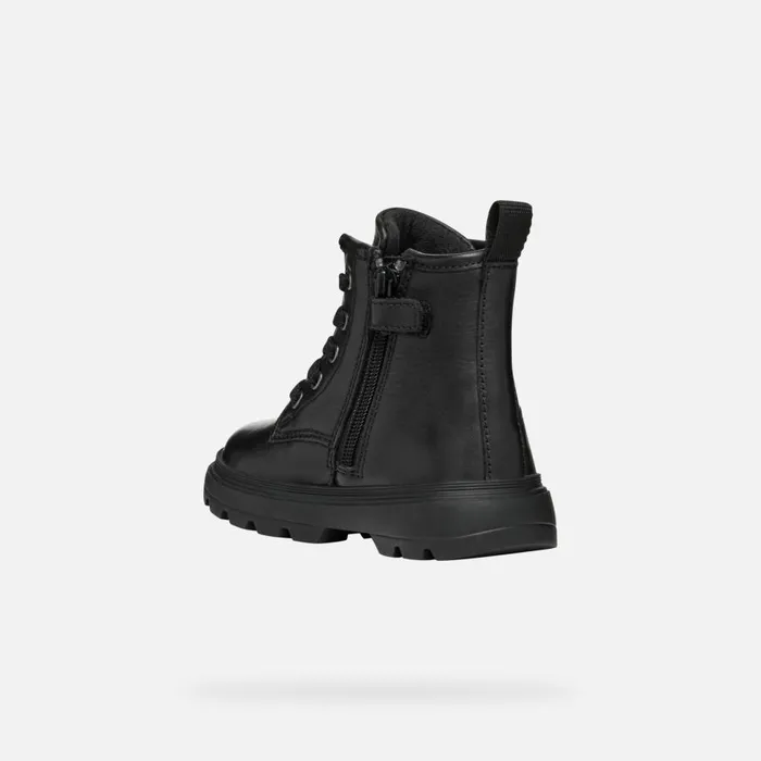 Geox Ankle Boots KIDDARTAH TODDLER GIRL Black Mid Calf Boots Black 8211 Kids