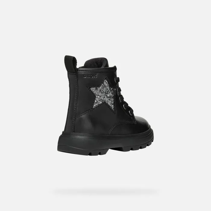 Geox Ankle Boots KIDDARTAH TODDLER GIRL Black Mid Calf Boots Black 8211 Kids
