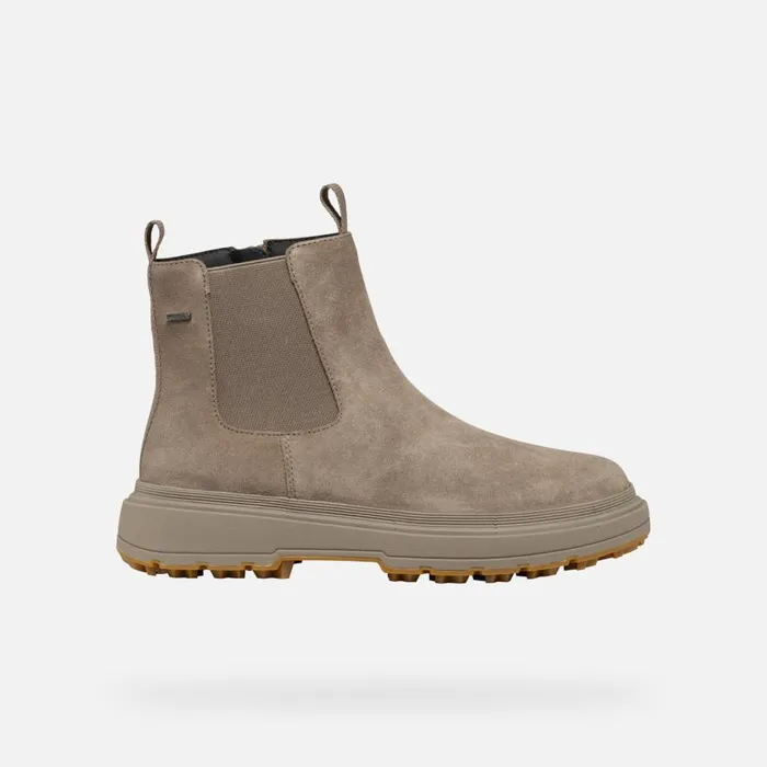 Geox Ankle Boots LAMIDIE GRIP ABX WOMAN Taupe Waterproof Ankle Boots Taupe 8211 Woman